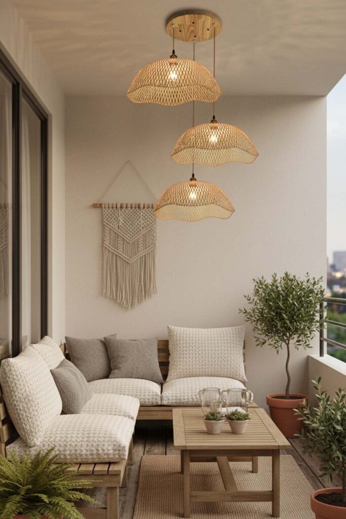 The Ultimate Guide to Modern Pendant Lighting: Elevating Every Corner of Your Home balcony bamboo dome pendant light sunset chill vibes